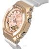 Casio G-Shock Analog-Digital-Armband aus biobasiertem Harz, Zifferblatt in Roségold, Quarz GM-S2100CW-7A 200M Damenuhr