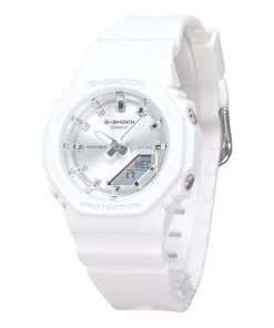 Casio G-Shock Analog-Digital-Armband aus weißem Kunstharz mit biobasiertem Armband und silbernem Zifferblatt, Quarz GMA-P2100VA-