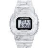 Casio G-Shock Digitaluhr mit weißem Armband aus biobasiertem Harz, robuste Solaranlage GMS-S5600RT-7, 200 m