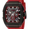 Invicta S1 RAlley Gravity Defier Chronograph Multifunktions-Rot Skelett-Zifferblatt Quarz 44887 100M Herrenuhr