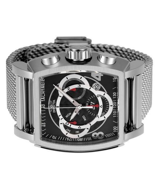 Invicta S1 RAlley Chronograph Edelstahl schwarzes Zifferblatt Quarz 46007 100M Herrenuhr