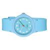 Casio Pop Analog Blau Biobasiertes Harzarmband Blaues Zifferblatt Quarz LQ-24B-2B Damenuhr