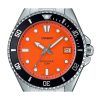 Casio Standard Analog Edelstahl orange Zifferblatt Quarz MDV-10D-4A1V Herrenuhr