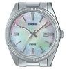 Casio Standard Analog Ionenplattierter Edelstahl Perlmutt Quarz MTP-1302DS-7AV Herrenuhr