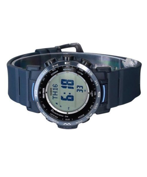 Casio ProTrek Climber Line Digital Blau Biobasiertes Harz Robuste Solar PRW-35Y-2 100M Herrenuhr