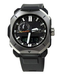 Casio ProTrek Analog-Digital-Schwarzes biobasiertes Harz Graues Zifferblatt Robuste Solar PRW-6900Y-1 100M Herrenuhr