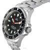 Ratio FreeDiver GMT-Serie Saphir Edelstahl schwarzes Zifferblatt Automatik RTF051 200M Herrenuhr