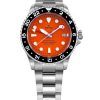 Ratio FreeDiver GMT-Serie Saphir Edelstahl orange Zifferblatt Automatik RTF055 200M Herrenuhr