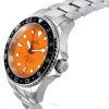 Ratio FreeDiver GMT-Serie Saphir Edelstahl orange Zifferblatt Automatik RTF055 200M Herrenuhr