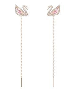 Swarovski Swan Drop Ohrringe in Roségold 5469990 für Damen