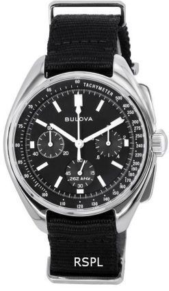 Bulova Lunar Pilot Special Edition Chronograph Schwarzes Zifferblatt Quarz 96A225 Herrenuhr