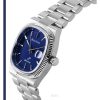 Bulova Classic Super Seville 262kHz Precisionist Edelstahl blaues Zifferblatt Quarz 96B440 Herrenuhr