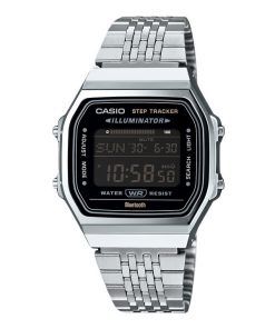 Casio Vintage Digital Smartphone Link Edelstahl Quarz ABL-100WE-1B Unisex Uhr