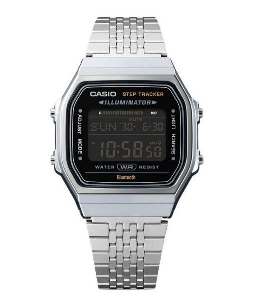 Casio Vintage Digital Smartphone Link Edelstahl Quarz ABL-100WE-1B Unisex Uhr