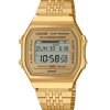 Casio Vintage Digital Smartphone Link Goldfarben Edelstahl Quarz ABL-100WEG-9A Unisex Uhr