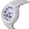 Casio Baby-G Analog-Digital-Harzarmband weißes Zifferblatt Quarz BGA-280DN-7A 100M Damenuhr