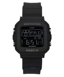 Casio Baby-G Digital Harzarmband schwarzes Zifferblatt Quarz BGD-10-1 100M Damenuhr