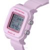 Casio Baby-G Digital Harzarmband rosa Zifferblatt Quarz BGD-10-4 100M Damenuhr