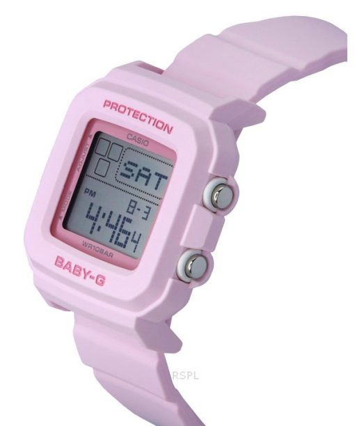 Casio Baby-G Digital Harzarmband rosa Zifferblatt Quarz BGD-10-4 100M Damenuhr