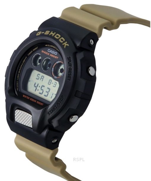 Casio G-Shock Digital Resin Armband schwarzes Zifferblatt Quarz DW-6900TU-1A5 200M Herrenuhr