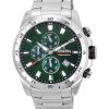 Festina Sports Chorongraph Edelstahl grünes Zifferblatt Quarz F20463-3 F204633 100M Herrenuhr