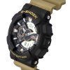 Casio G-Shock Analog-Digital-Harzarmband schwarzes Zifferblatt Quarz GA-110TU-1A5 200M Herrenuhr