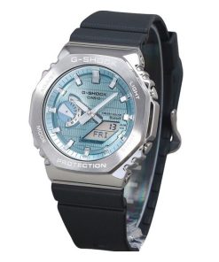 Casio G-Shock G-Steel Analog-Digital-Smartphone-Link Eisblaues Zifferblatt Robuste Solar GBM-2100A-1A2 200M Herrenuhr