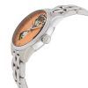 Hamilton Jazzmaster Edelstahl Apricot Open Heart Zifferblatt Automatik H32215100 Damenuhr