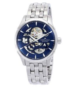 Hamilton Jazzmaster Skeleton Edelstahl blaues Zifferblatt Automatik H42535141 Herrenuhr