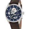 Hamilton Jazzmaster Skeleton Lederarmband blaues Zifferblatt Automatik H42535541 Herrenuhr