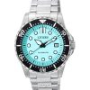 Citizen Urban Mechanical Edelstahl Aqua Blue Dial Automatic NJ0170-83X 100M Herrenuhr