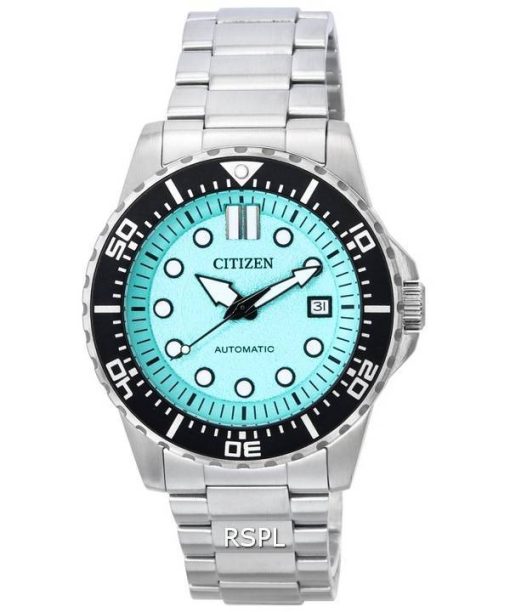 Citizen Urban Mechanical Edelstahl Aqua Blue Dial Automatic NJ0170-83X 100M Herrenuhr