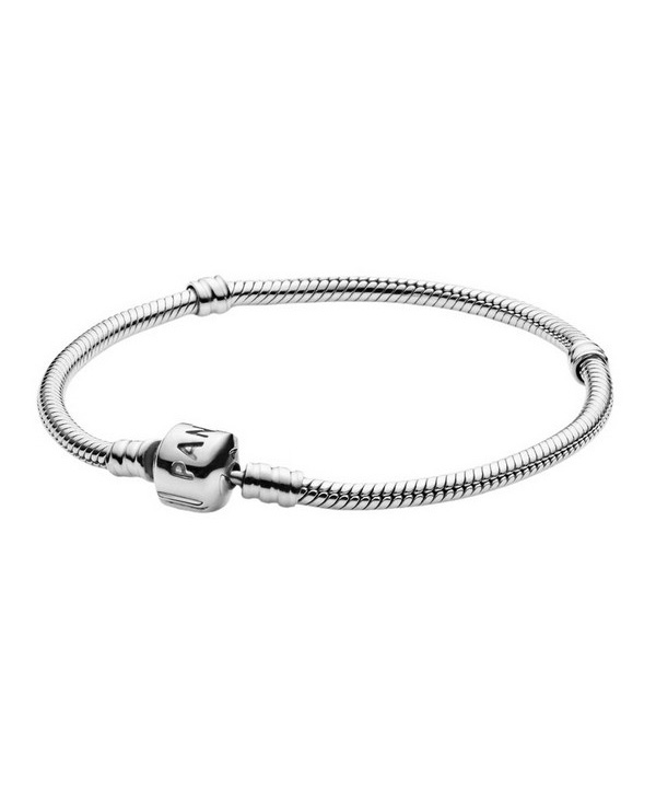 Pandora Moments Schlangenglieder-Sterlingsilber-Armband 590702HV-20 für Damen