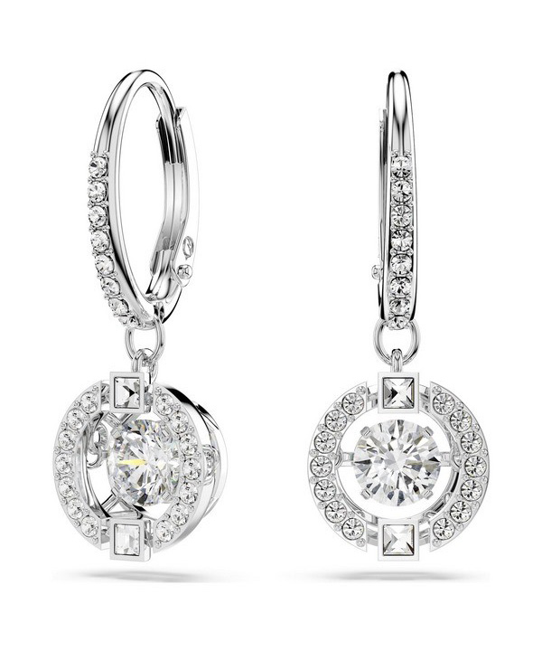 Swarovski Una Ohrringe, rhodiniert und mit Zirkonia, 5504652, für Damen