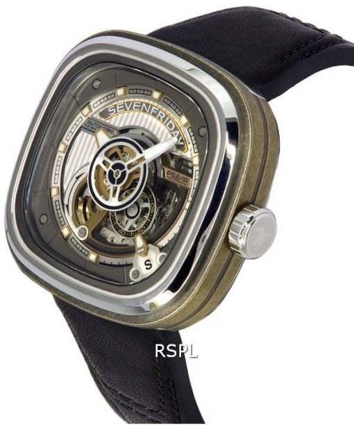 Sevenfriday P-Serie Automatik Power Reserve PS2/01 SF-PS2-01 Herrenuhr