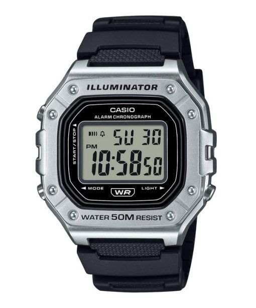 Casio Standard Digital Harzarmband Quarz W-218HM-7AV Herrenuhr