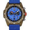 Luminox Bear Grylls Survival Master ECO Tide Chronograph blaues Zifferblatt Quarz Taucheruhr XB.3743.ECO 200M Herrenuhr