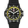 Luminox Leatherback Sea Turtle Giant Polyurethane Strap Schwarzes Zifferblatt Quarz XS.0325 100M Herrenuhr