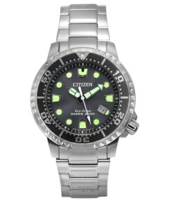 Citizen Promaster Dive Eco-Drive Edelstahl graues Zifferblatt Taucheruhr BN0167-50H 200M Herrenuhr