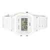 Casio Pop Digital Bio-basiertes weißes Harzarmband Quarz F-91WB-7A 100M Unisex-Armbanduhr