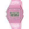 Casio Jugend Pink Resin Digital F-91WS-4 F91WS-4 Unisex Uhr