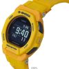 Casio G-Shock G-Squad Digital Smartphone Link Gelb Biobasiertes Harzquarz GBD-300-9 200M Herrenuhr