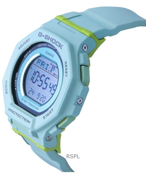 Casio G-Shock G-Squad Digital Smartphone Link Hellgrünes Quarzwerk aus biobasiertem Harz GMD-B300-3 200M Damenuhr