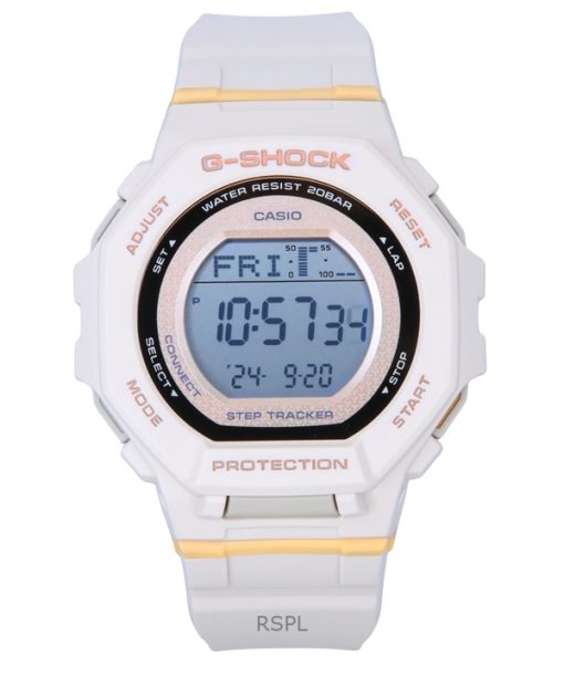 Casio G-Shock G-Squad Digital Smartphone Link Blassrosa Quarzuhr aus biobasiertem Harz GMD-B300-4 200M Damenuhr