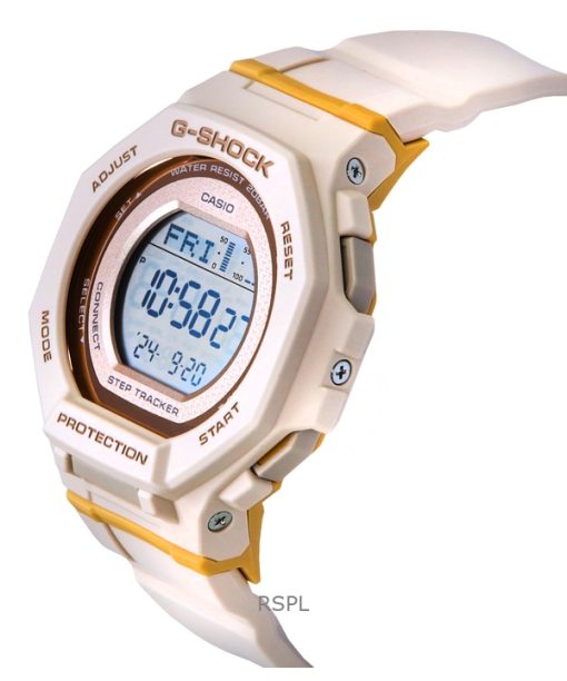 Casio G-Shock G-Squad Digital Smartphone Link Blassrosa Quarzuhr aus biobasiertem Harz GMD-B300-4 200M Damenuhr