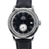 Orient Classic Bambino Version 2 Lederarmband schwarzes Zifferblatt Automatik RA-AP0101B Herrenuhr