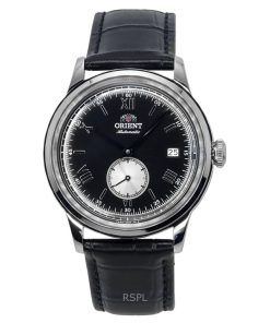 Orient Classic Bambino Version 2 Lederarmband schwarzes Zifferblatt Automatik RA-AP0101B Herrenuhr