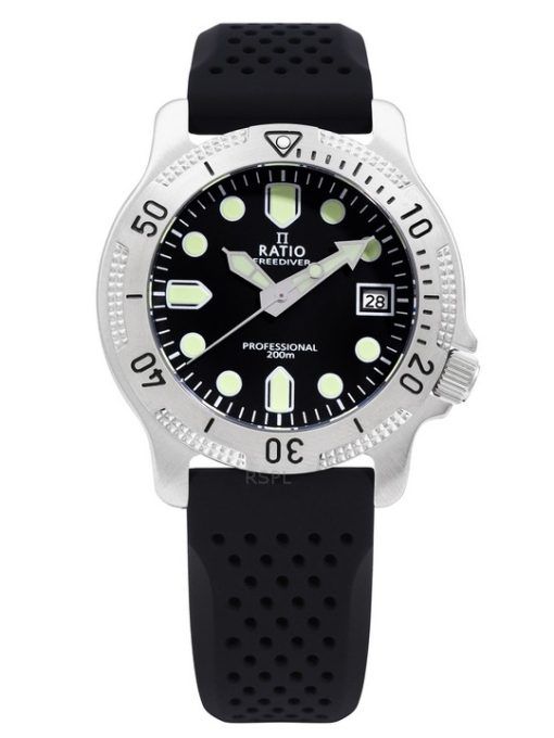 Ratio FreeDiver Professional Sapphire Black Dial Quarz RTF021 200M Herrenuhr