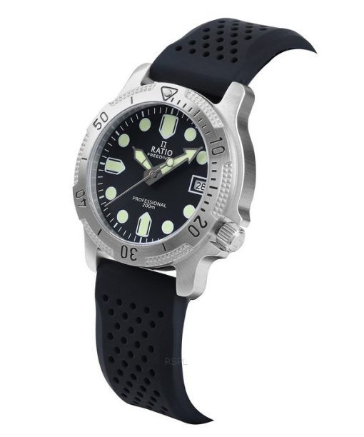 Ratio FreeDiver Professional Sapphire Black Dial Quarz RTF021 200M Herrenuhr