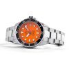 Ratio FreeDiver Saphir-Edelstahl-Orange-Zifferblatt Automatik RTF045 200M Herrenuhr